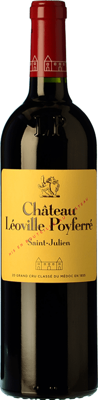 108,95 € Spedizione Gratuita | Vino rosso Château Léoville Poyferré Deuxième Grand Cru Classé A.O.C. Saint-Julien Francia Bottiglia 75 cl