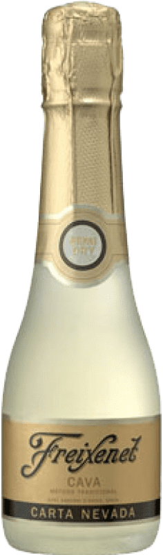 13,95 € 送料無料 | 6個入りボックス 白スパークリングワイン Freixenet Carta Nevada D.O. Cava スペイン Macabeo, Xarel·lo, Parellada 小型ボトル 20 cl