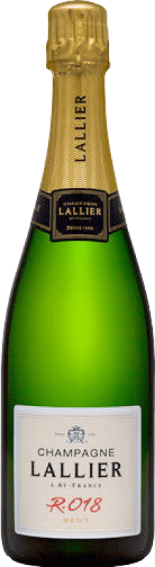 58,95 € Kostenloser Versand | Weißer Sekt Lallier R.018 Brut A.O.C. Champagne Champagner Frankreich Spätburgunder, Chardonnay Flasche 75 cl