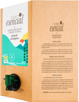 65,95 € Envio grátis | Azeite de Oliva Encarnación Esencial Verde Ecológico D.O. Sierra de Cazorla Andaluzia Espanha Picual Bag in Box 3 L