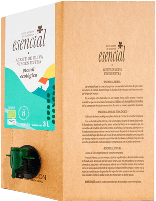 69,95 € Envoi gratuit | Huile d'Olive Encarnación Esencial Verde Ecológico D.O. Sierra de Cazorla Andalousie Espagne Picual Biologique Bag in Box 3 L