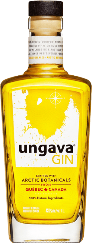 18,95 € 免费送货 | 金酒 Gin Ungava Premium — 高端 加拿大 70 cl Botanicals — 植物提取物