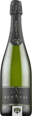 7,95 € Free Shipping | White sparkling Inviosa Bonaval Semi-Dry Semi-Sweet D.O. Cava Catalonia Spain Macabeo Bottle 75 cl