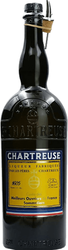 365,95 € Envío gratis | Licores Chartreuse M.O.F. Meilleurs Ouvriers de France Sommeliers Francia Botella Especial 3 L