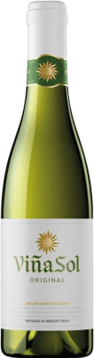 69,95 € 送料無料 | 12個入りボックス 白ワイン Torres Viña Sol D.O. Catalunya カタロニア スペイン Grenache White, Parellada ハーフボトル 37 cl