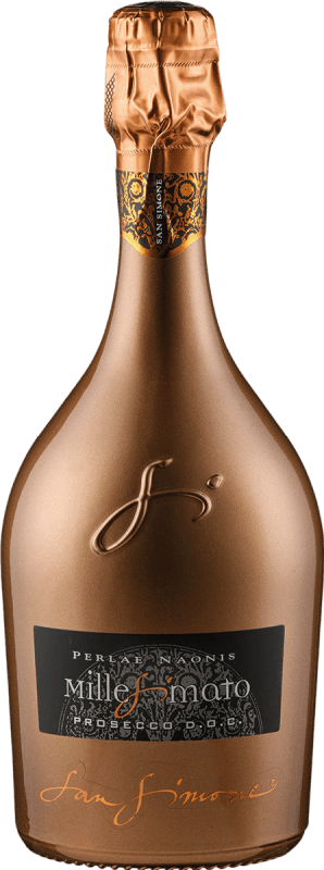25,95 € Бесплатная доставка | Белое игристое вино Gino Brisotto Bronze Brut — брют Millesimato D.O.C. Prosecco Фриули-Венеция-Джулия Италия Glera — Глера 75 cl