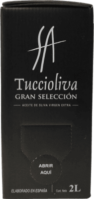 47,95 € 送料無料 | オリーブオイル Tuccioliva セレクション, EVOO エキストラバージン Jaén スペイン バッグ・イン・ボックス 2 L