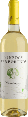 8,95 € Free Shipping | White Wine Castillo de Monjardín Viñedos Peregrinos D.O. Navarra Navarre Spain Chardonnay Bottle 75 cl