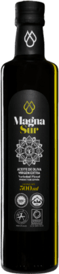 5,95 € Free Shipping | Olive Oil Magnasur Dórica — Doric, EVOO Extra Virgin Jaén Spain Picual Medium Bottle 50 cl Glass