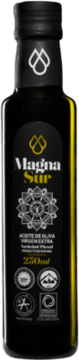3,95 € Free Shipping | Olive Oil Magnasur Dórica — Doric, EVOO Extra Virgin Jaén Spain Picual Small Bottle 25 cl Glass
