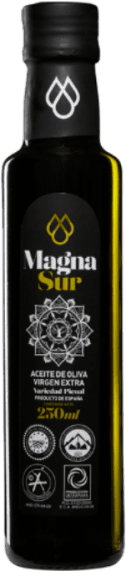 3,95 € 免费送货 | 橄榄油 Magnasur Dórica — 多立克式, EVOO 特级初榨 Jaén 西班牙 Picual — 皮夸尔 小瓶装 25 cl 玻璃