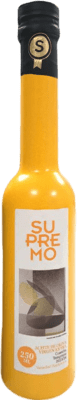 9,95 € Бесплатная доставка | Оливковое масло Supremo ЭВО Экстра Вирджин Jaén Испания Hojiblanca — Охиблинка Мини-бутылка 25 cl Стекло