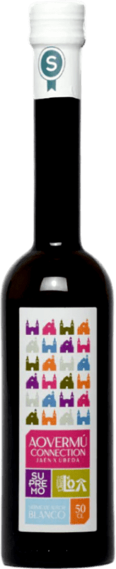 13,95 € Envío gratis | Vermut Supremo Aovermú Blanco, AOVE Virgen Extra Jaén España Botella Medium 50 cl