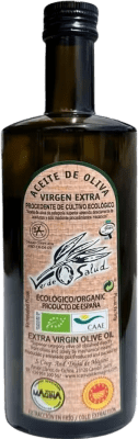 8,95 € Envío gratis | Aceite de Oliva Trujal de Mágina Verde Salud Alexandra AOVE Virgen Extra D.O. Sierra Mágina Jaén España Picual Eco — Ecológico Botella Medium 50 cl