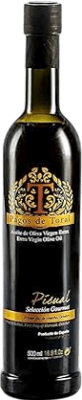 9,95 € Envio grátis | Azeite de Oliva Pagos de Toral Cosecha Temprana — Colheita Precoce, AOVE Virgem Extra Jaén Espanha Picual Eco — Biológico Garrafinha 25 cl Vidro