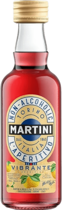 2,95 € 免费送货 | 苦艾酒 Martini Vibrante 意大利 小瓶装 5 cl 不含酒精
