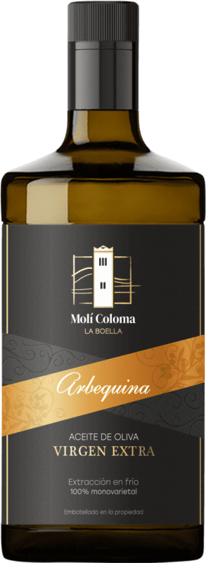6,95 € 免费送货 | 橄榄油 Finca Molí Coloma EVOO 特级初榨 D.O.P. Siurana 加泰罗尼亚 西班牙 Arbequina — 阿贝基纳 小瓶装 25 cl 玻璃