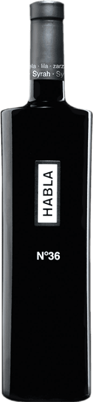 36,95 € Envio grátis | Vinho Tinto Habla Nº 36 I.G.P. Vino de la Tierra de Extremadura Extremadura Espanha Syrah 75 cl